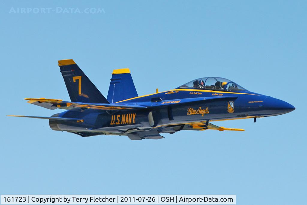 161723, McDonnell Douglas F/A-18B Hornet C/N 0073/B022, At 2011 Oshkosh