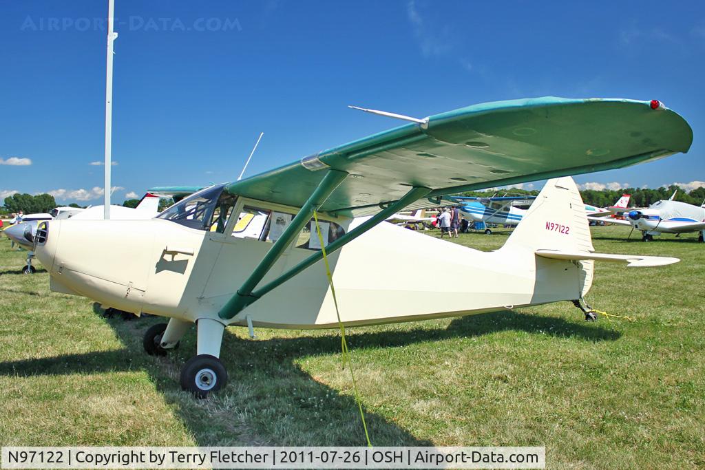 N97122, 1946 Stinson 108-1 Voyager C/N 108-1122, At 2011 Oshkosh
