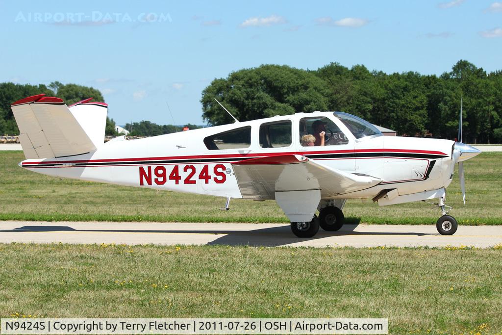 N9424S, 1965 Beech V35 Bonanza C/N D-8022, At 2011 Oshkosh
