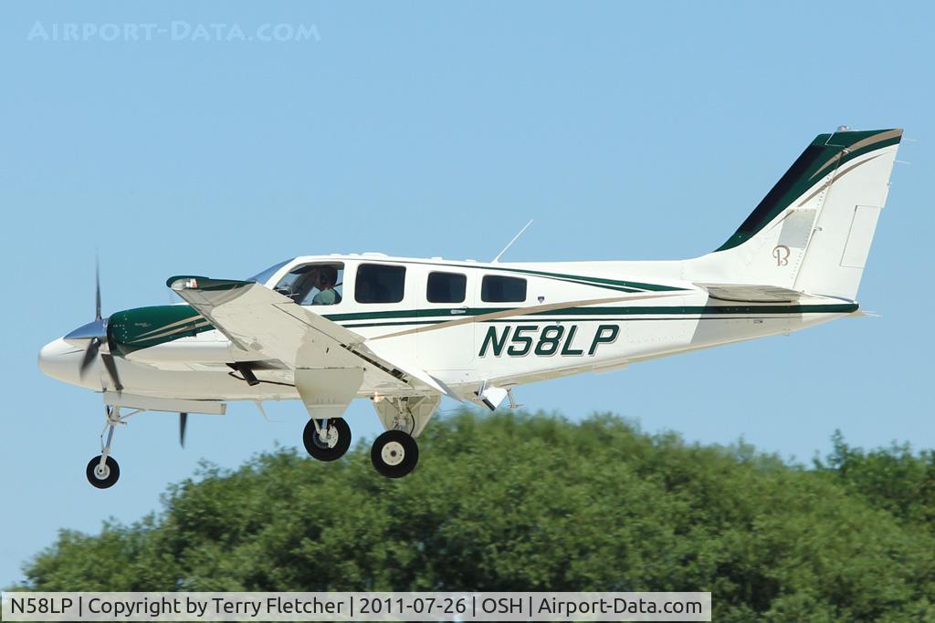 N58LP, 1985 Beech 58P Baron C/N TJ-481, At 2011 Oshkosh