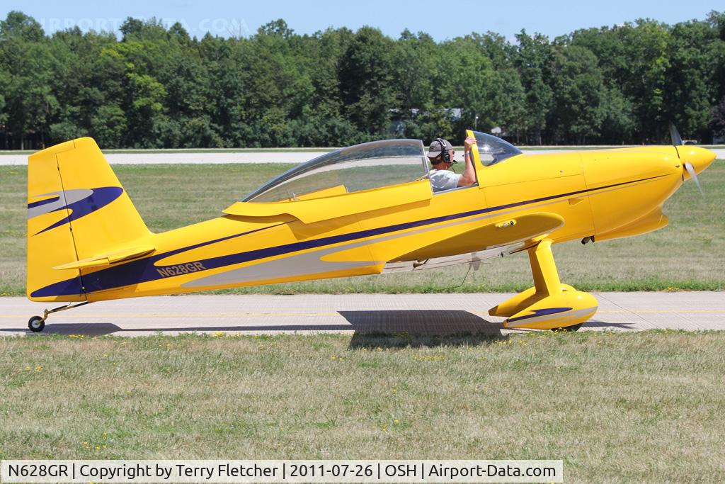N628GR, 2000 Vans RV-8 C/N 80745, At 2011 Oshkosh