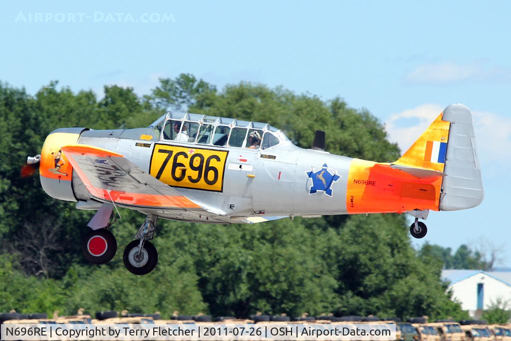 N696RE, North American AT-6C C/N 8813651, At 2011 Oshkosh