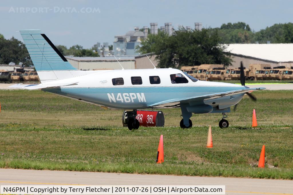 N46PM, 1989 Piper PA-46-350P Malibu Mirage C/N 4622081, At 2011 Oshkosh