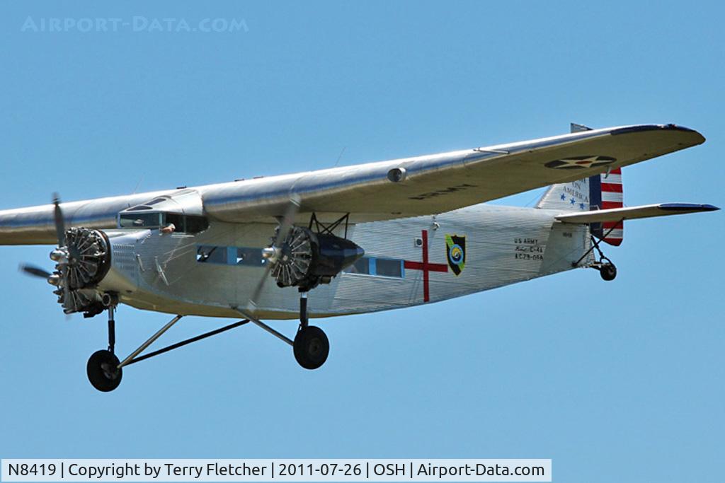 N8419, 1929 Ford 5-AT-C Tri-Motor C/N 58, At 2011 Oshkosh