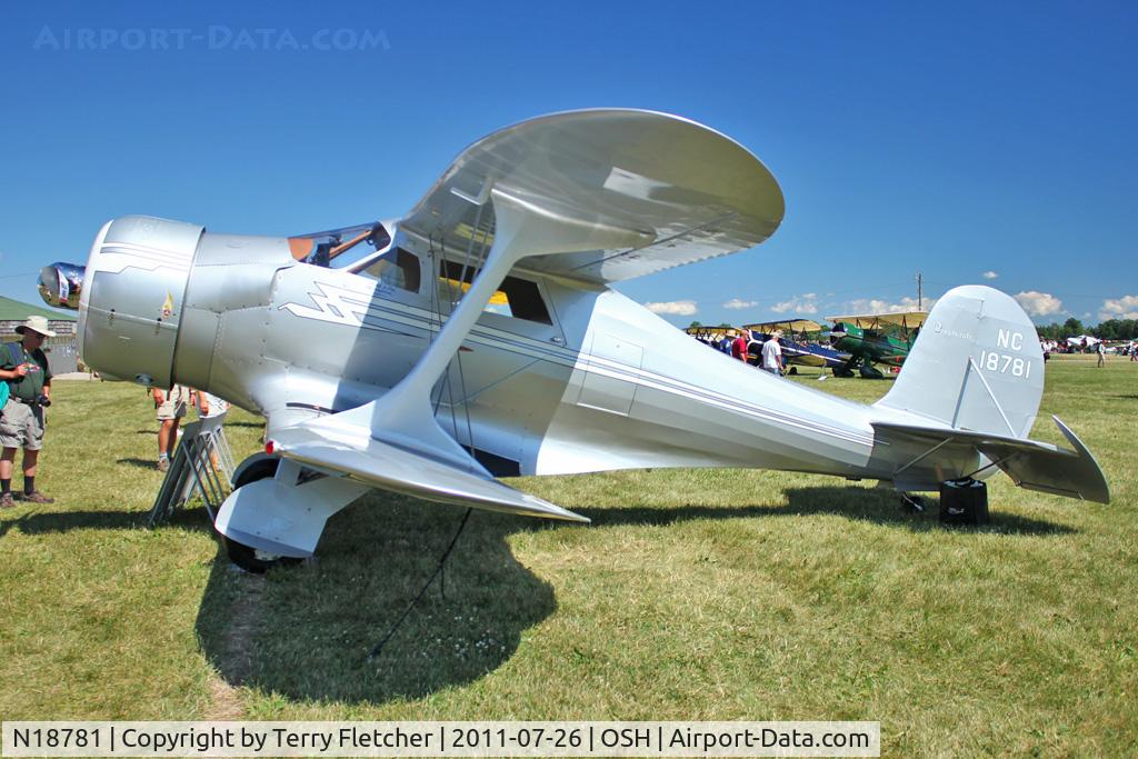 N18781, 1938 Beech F17D Staggerwing C/N 204, At 2011 Oshkosh