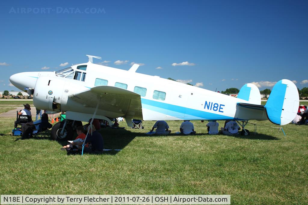 N18E, 1958 Beech E18S C/N BA-383, At 2011 Oshkosh