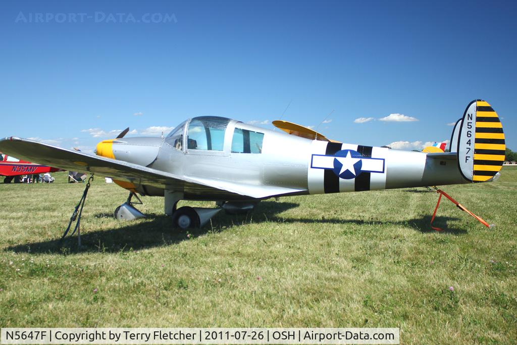 N5647F, 1967 Alon A2A Aircoupe C/N B-247, At 2011 Oshkosh