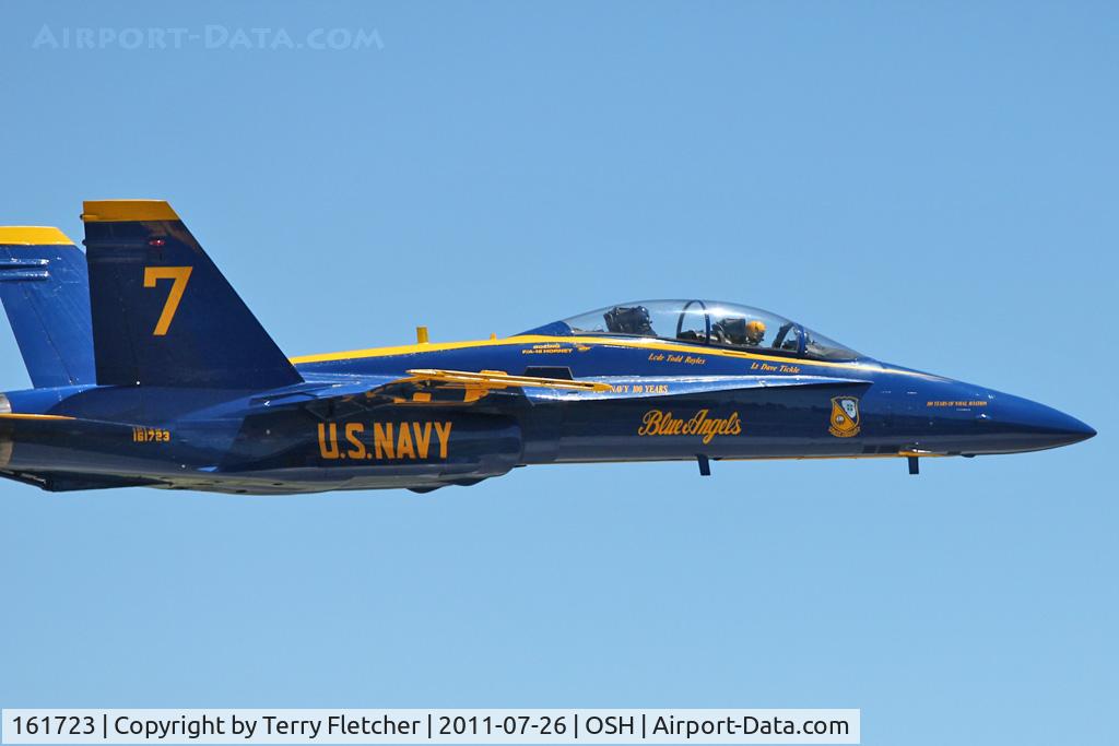 161723, McDonnell Douglas F/A-18B Hornet C/N 0073/B022, At 2011 Oshkosh