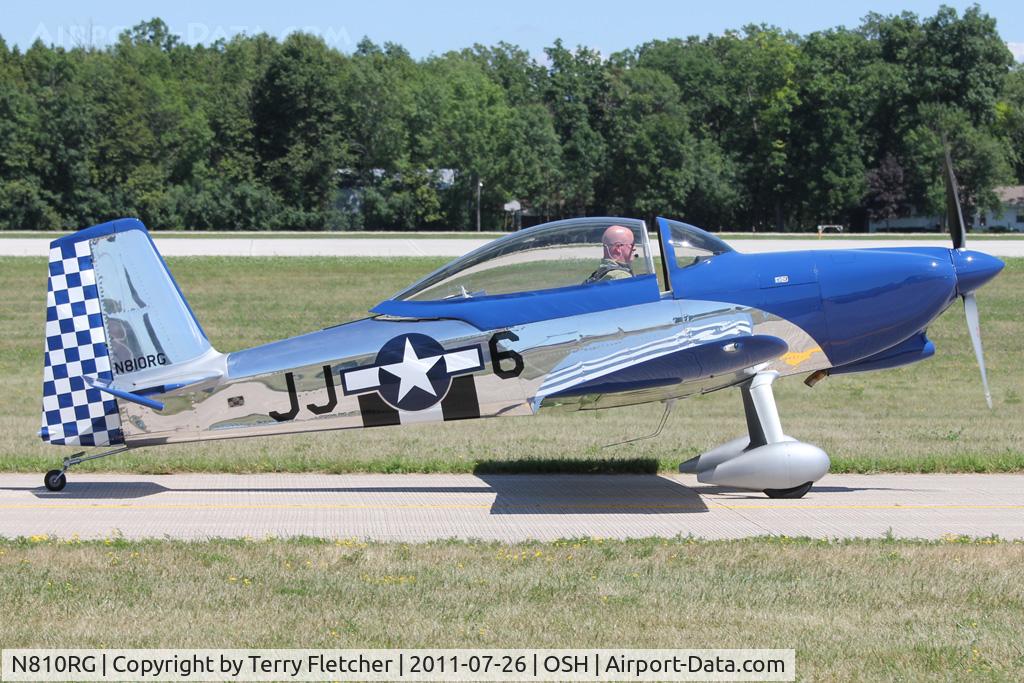 N810RG, 2007 Vans RV-8 C/N 81961, At 2011 Oshkosh