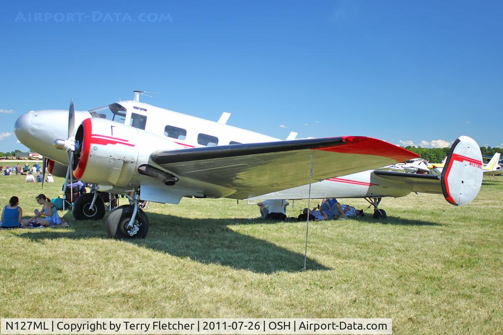 N127ML, 1946 Beech D18S C/N A-212, At 2011 Oshkosh