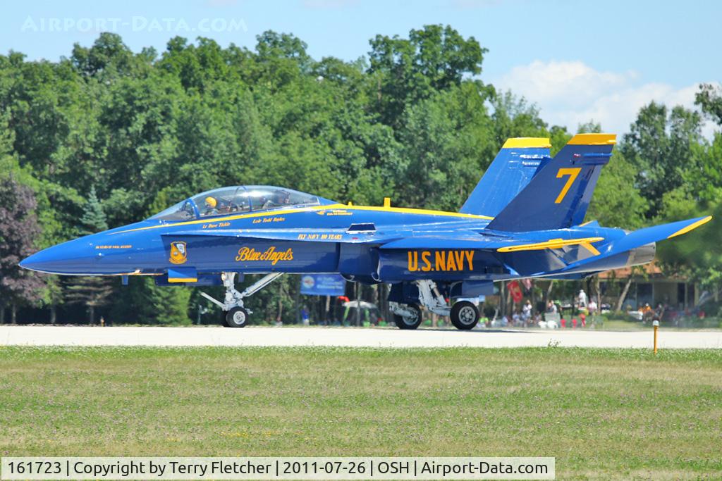 161723, McDonnell Douglas F/A-18B Hornet C/N 0073/B022, At 2011 Oshkosh