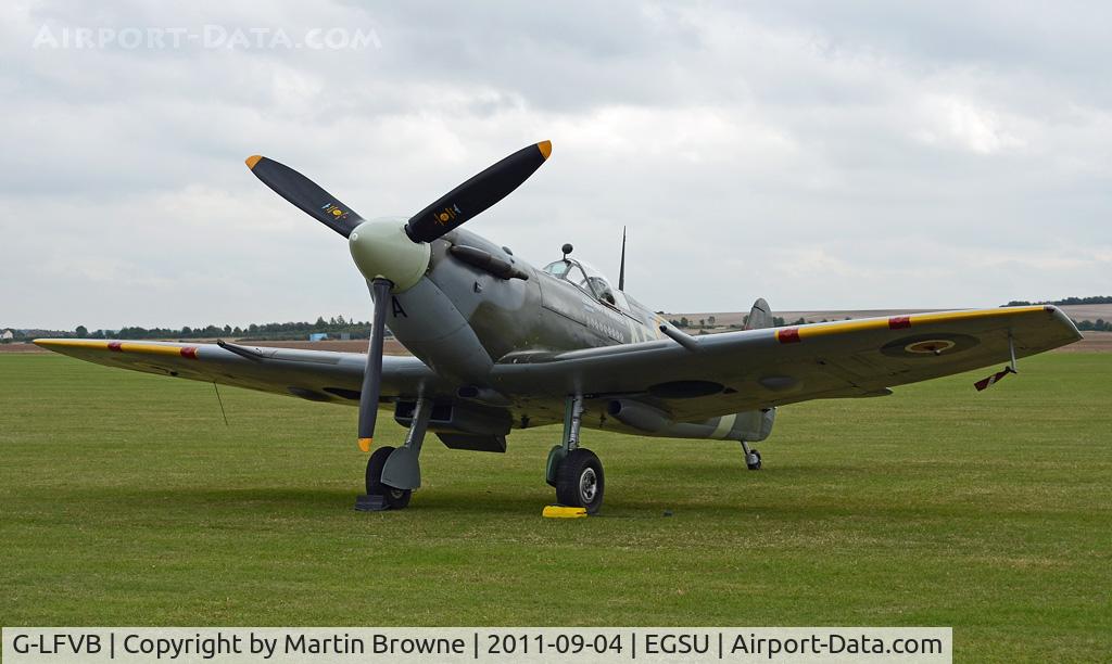 G-LFVB, 1942 Supermarine 349 Spitfire LF.Vb C/N CBAF.2403, SHOT AT DUXFORD