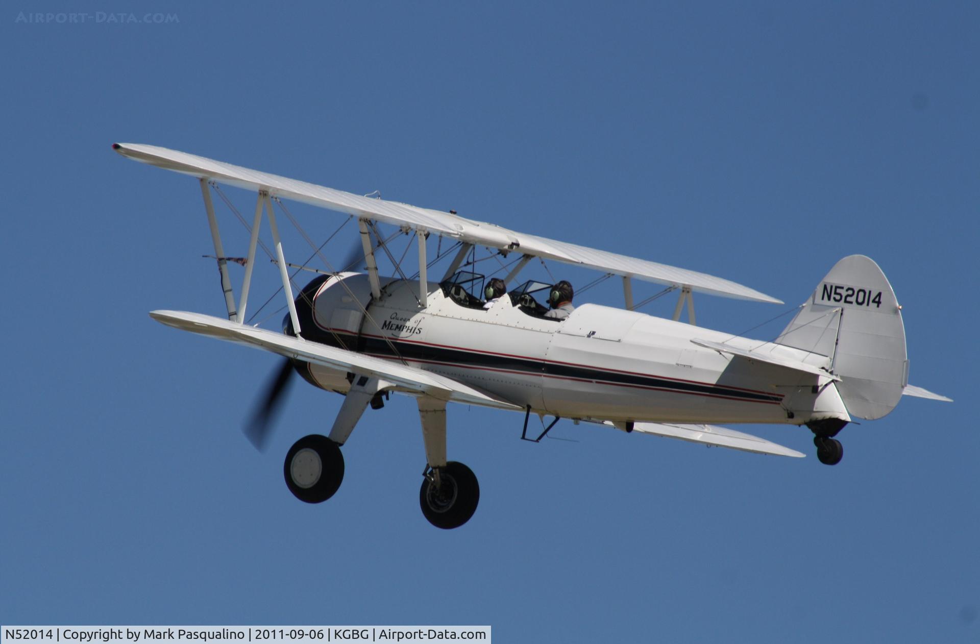 N52014, 1942 Boeing A75N1(PT17) C/N 75-653, Stearman