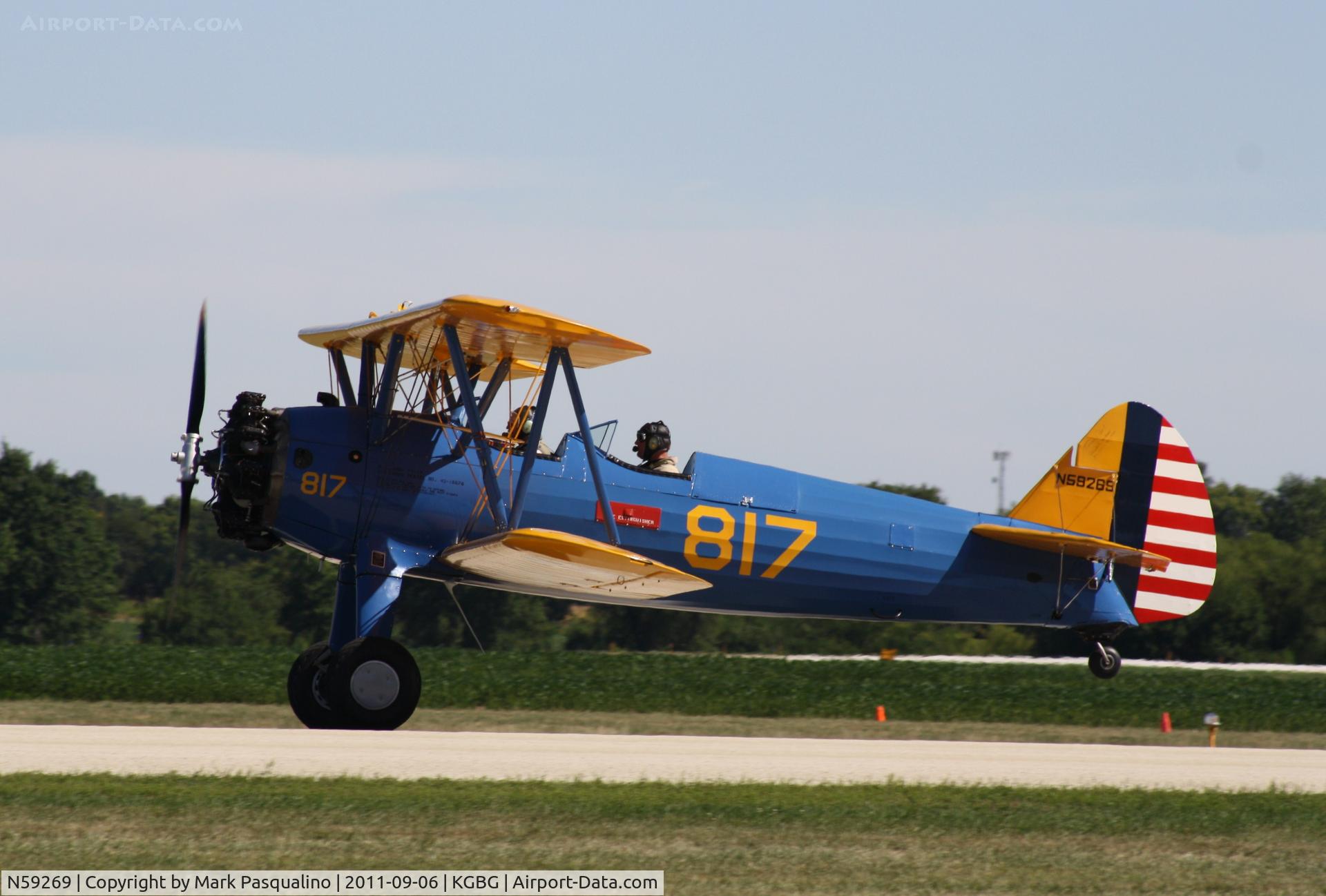 N59269, Boeing A75L3 C/N 75-3867, Stearman
