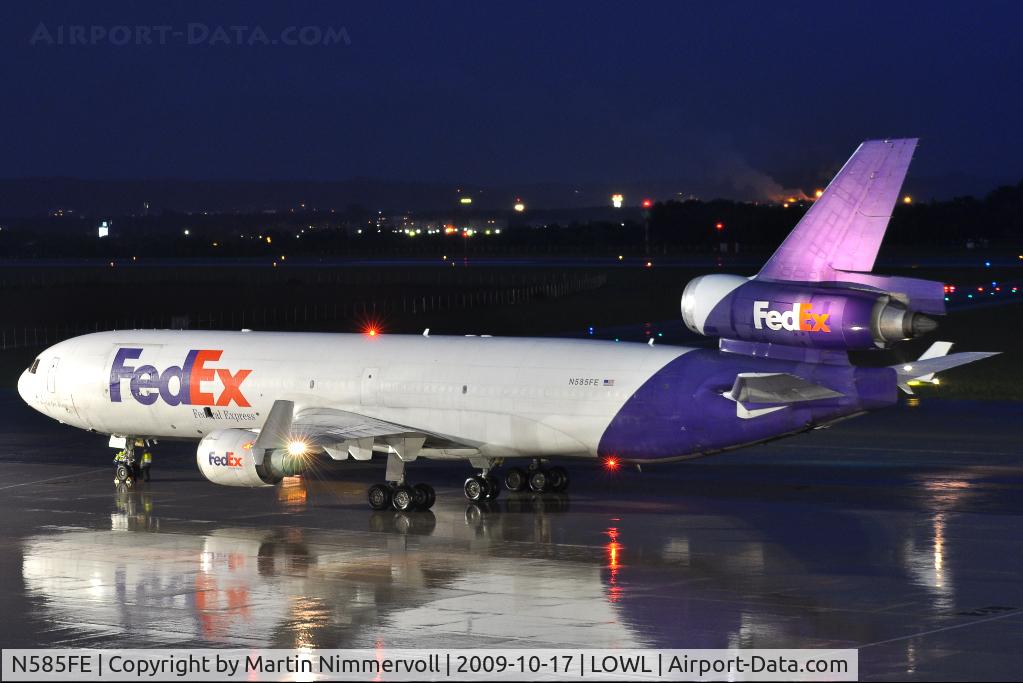 N585FE, 1992 McDonnell Douglas MD-11F C/N 48481, FedEx