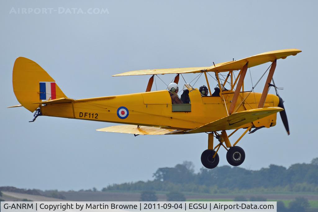 G-ANRM, 1942 De Havilland DH-82A Tiger Moth II C/N 85861, SHOT AT DUXFORD