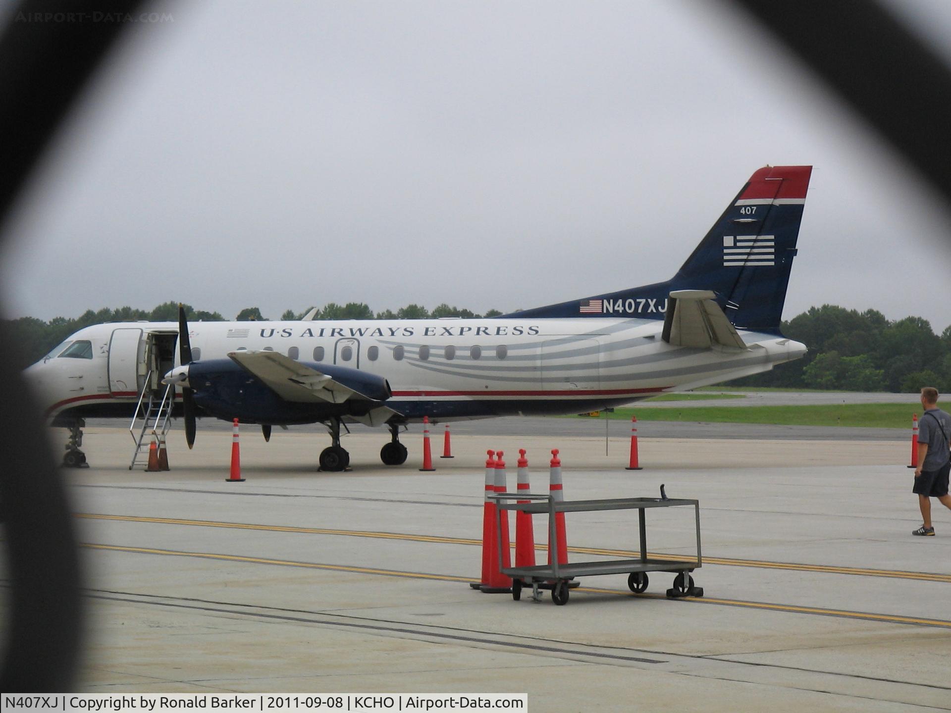 N407XJ, 1996 Saab 340B C/N 340B-407, CHO, VA