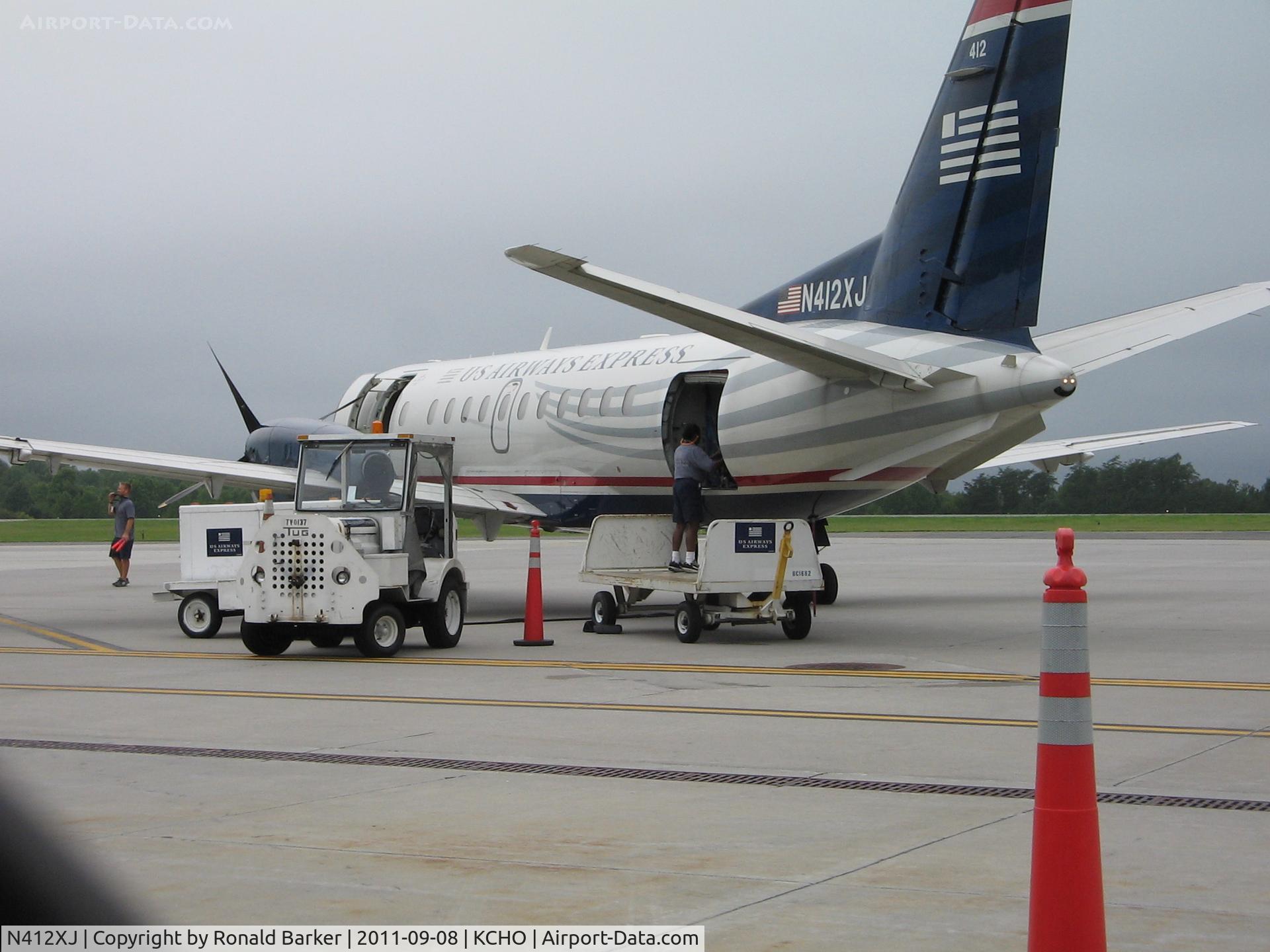 N412XJ, Saab 340B C/N 340B-412, CHO, VA