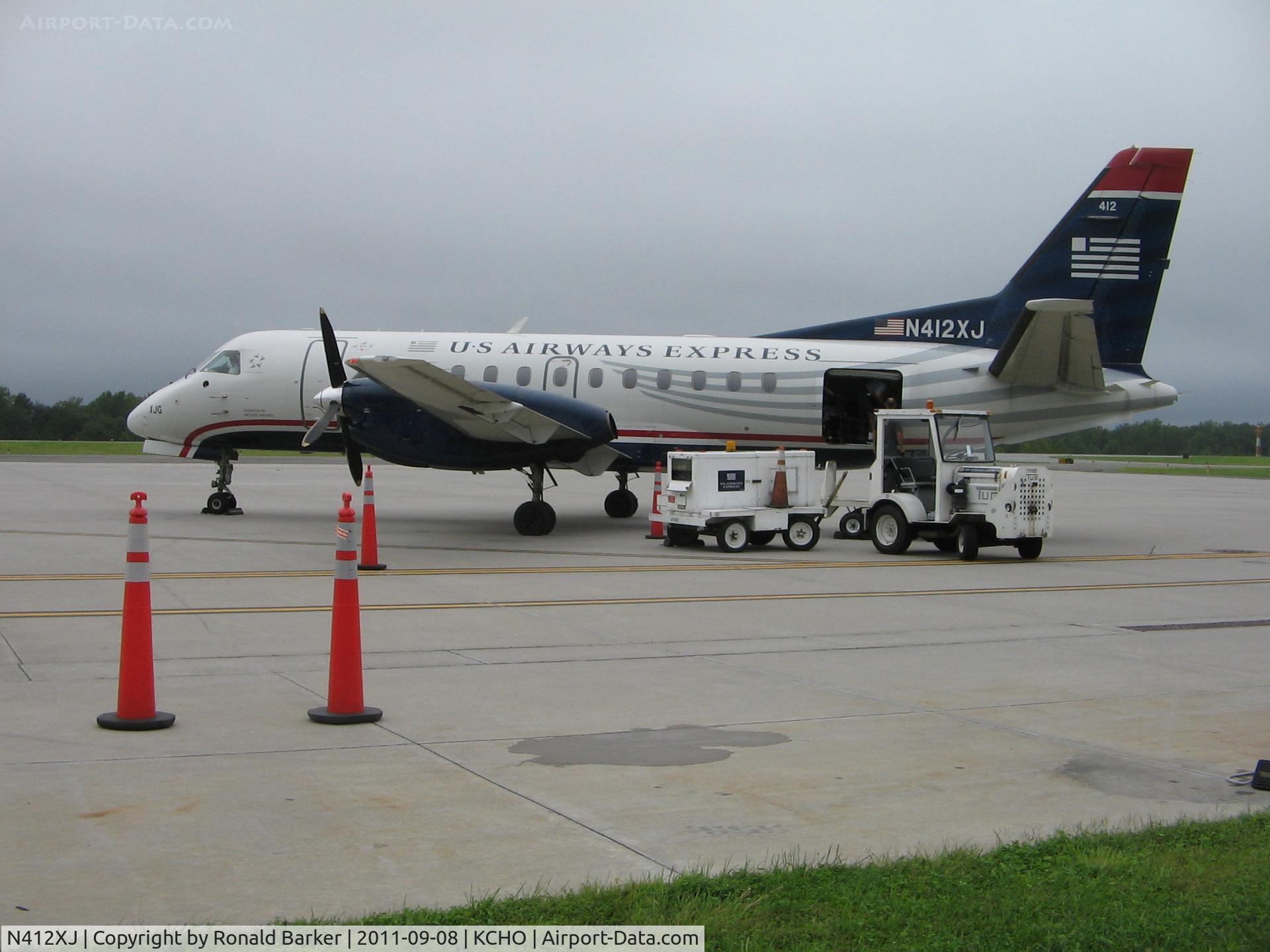 N412XJ, Saab 340B C/N 340B-412, CHO, VA