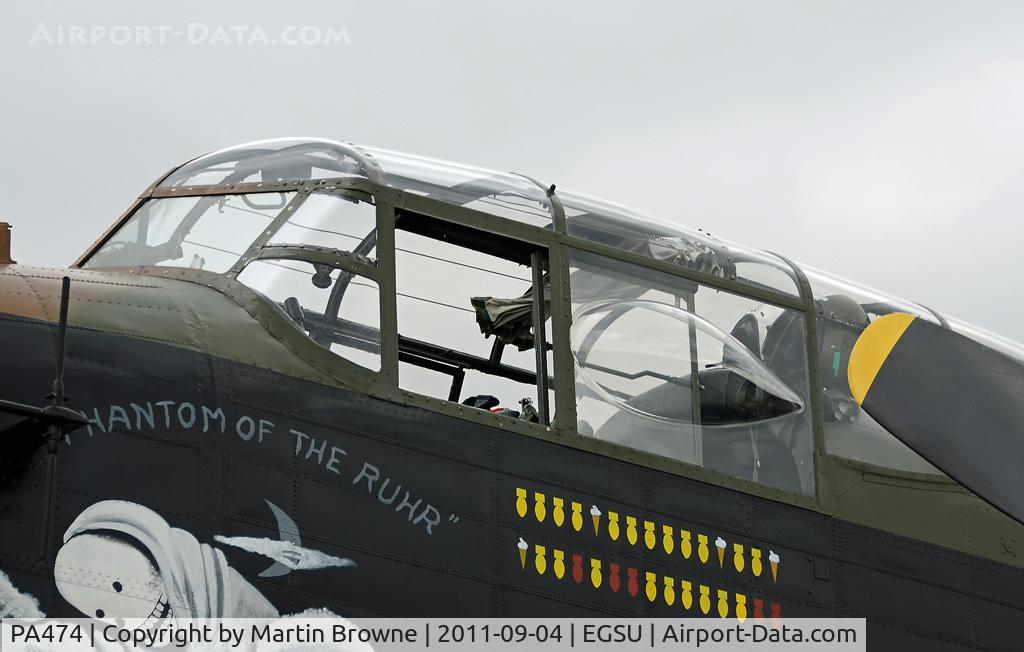 PA474, 1945 Avro 683 Lancaster B1 C/N VACH0052/D2973, COCKPIT CLOSE UP