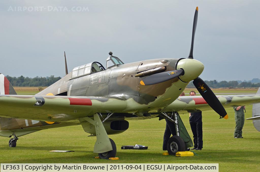 LF363, 1944 Hawker Hurricane IIC C/N 41H/469290, SHOT AT DUXFORD