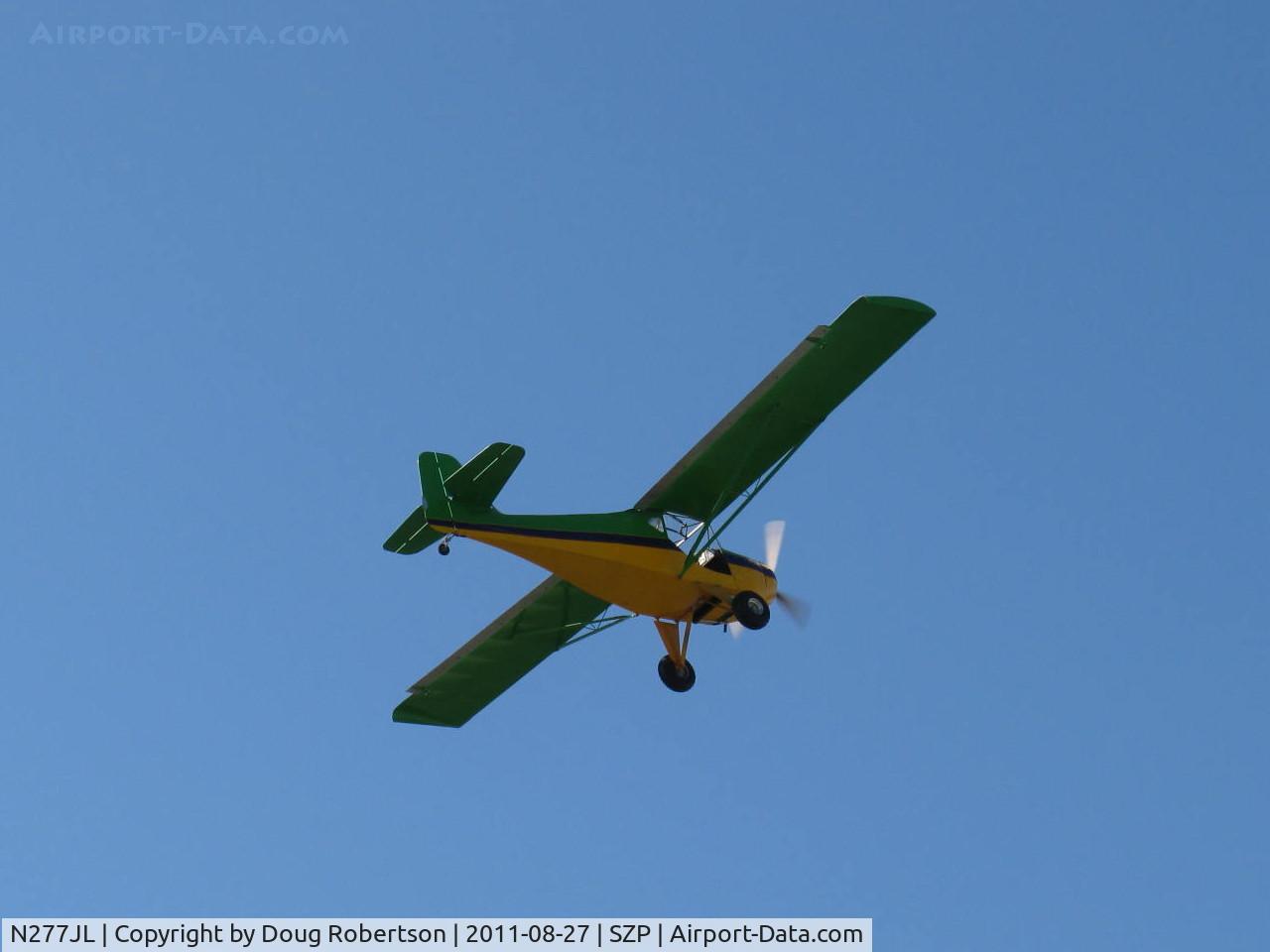 N277JL, 1991 Denney Kitfox Model 1 C/N 122, 1991 Lawrence KITFOX, Rotax, on final Rwy 22