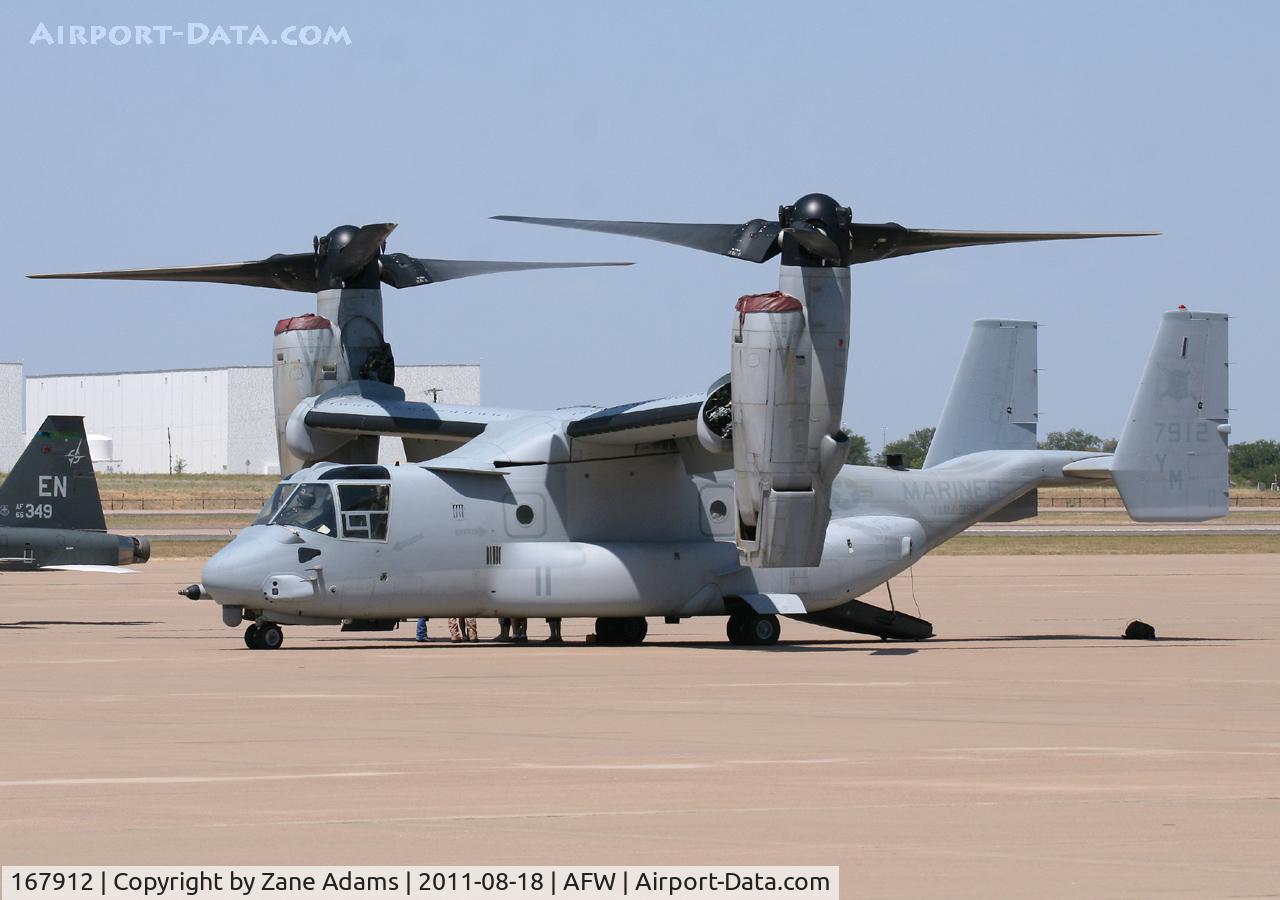 167912, Bell-Boeing MV-22B Osprey C/N D0123, At Alliance Airport - Fort Worth, TX