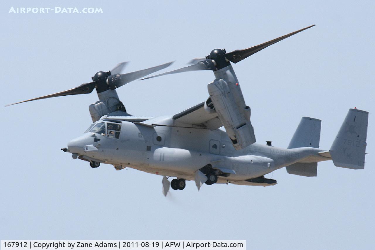 167912, Bell-Boeing MV-22B Osprey C/N D0123, At Alliance Airport - Fort Worth, TX