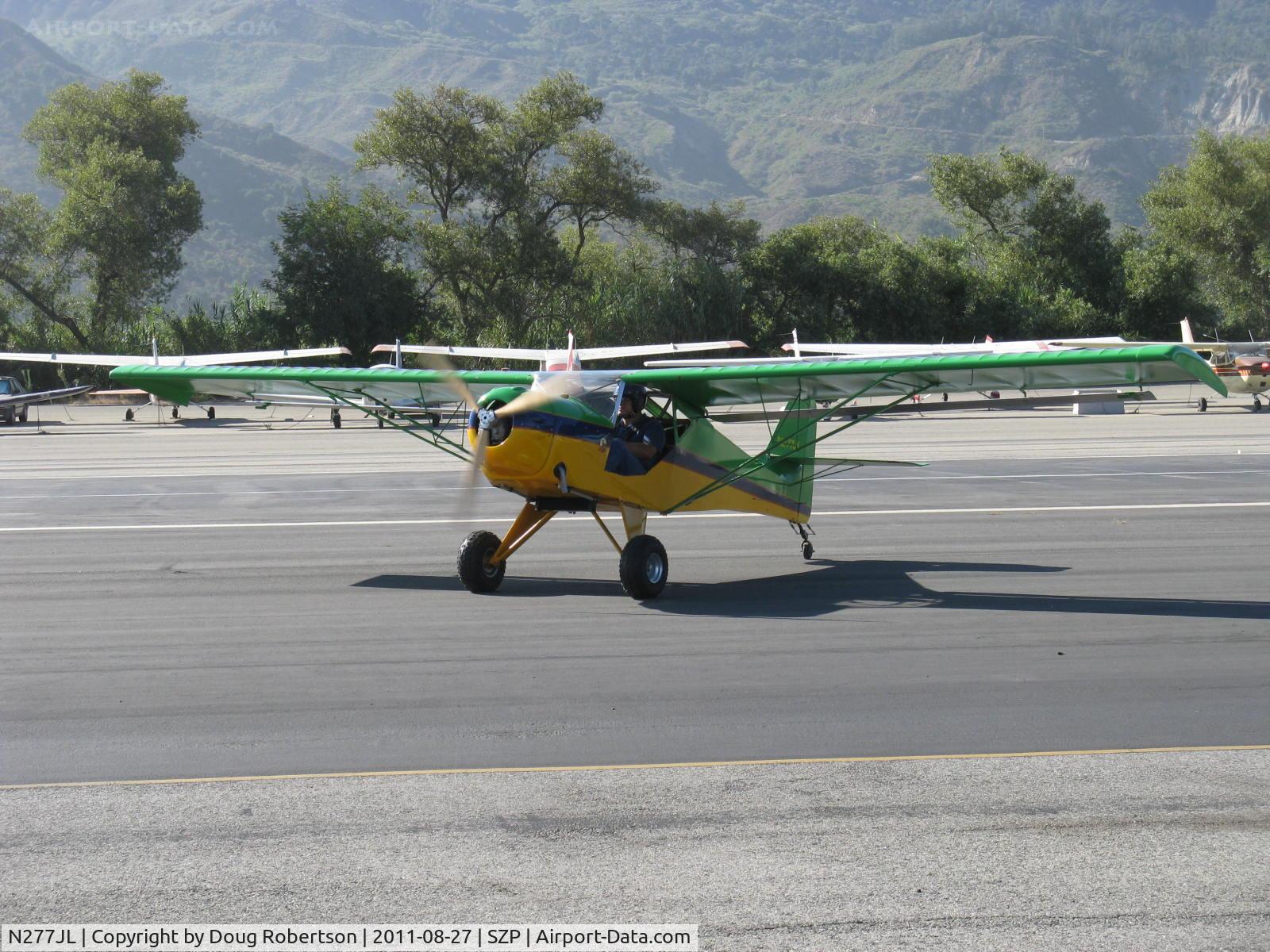 N277JL, 1991 Denney Kitfox Model 1 C/N 122, 1991 Lawrence KITFOX, Rotax, taxi off the active