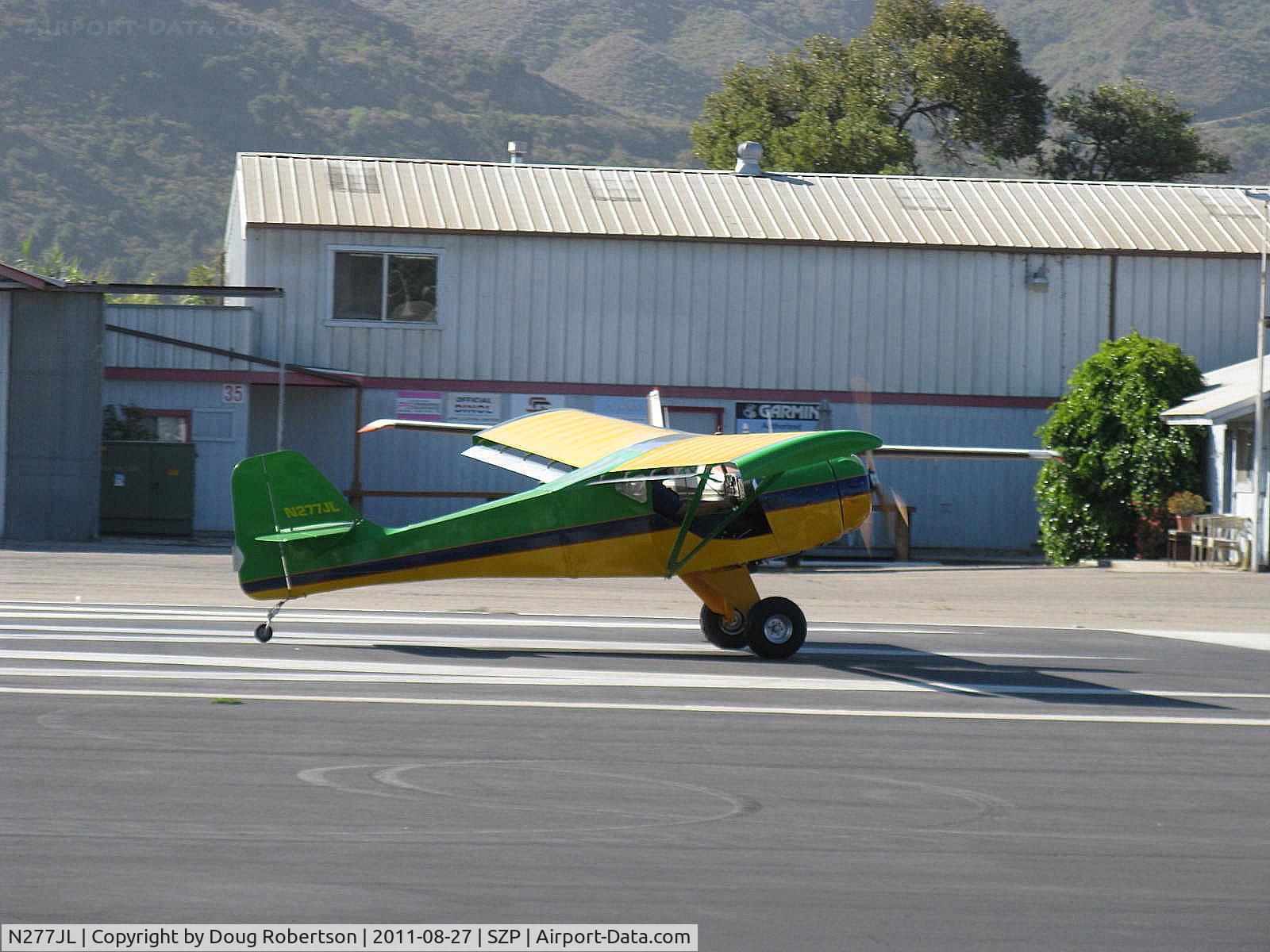 N277JL, 1991 Denney Kitfox Model 1 C/N 122, 1991 Lawrence KITFOX, Rotax, landing Rwy 22