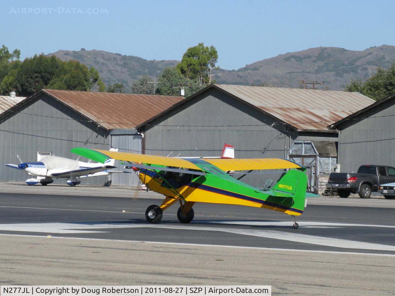 N277JL, 1991 Denney Kitfox Model 1 C/N 122, 1991 Lawrence KITFOX, Rotax, takeoff roll Rwy 22