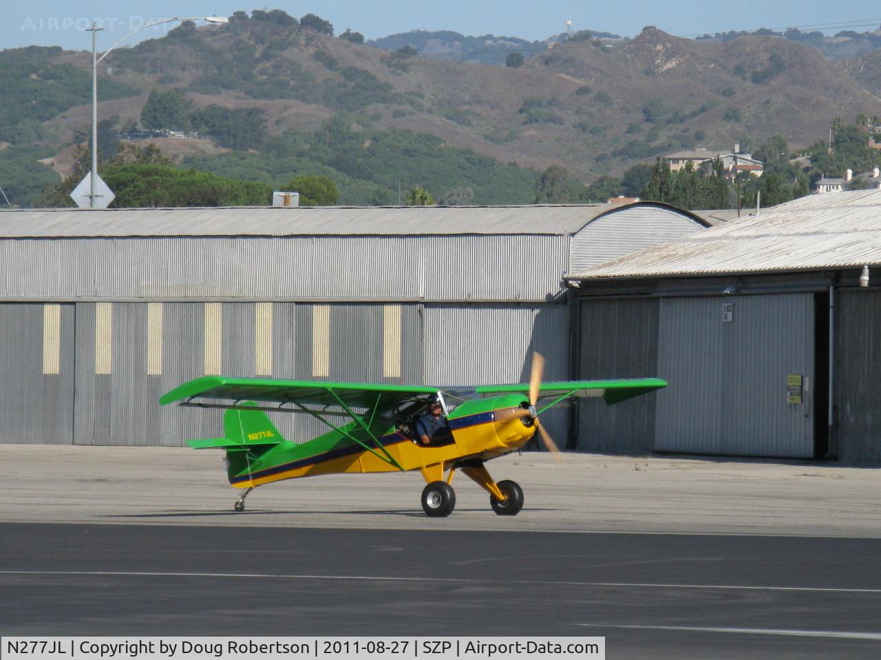 N277JL, 1991 Denney Kitfox Model 1 C/N 122, 1991 Lawrence KITFOX, Rotax, taxi to Rwy 22
