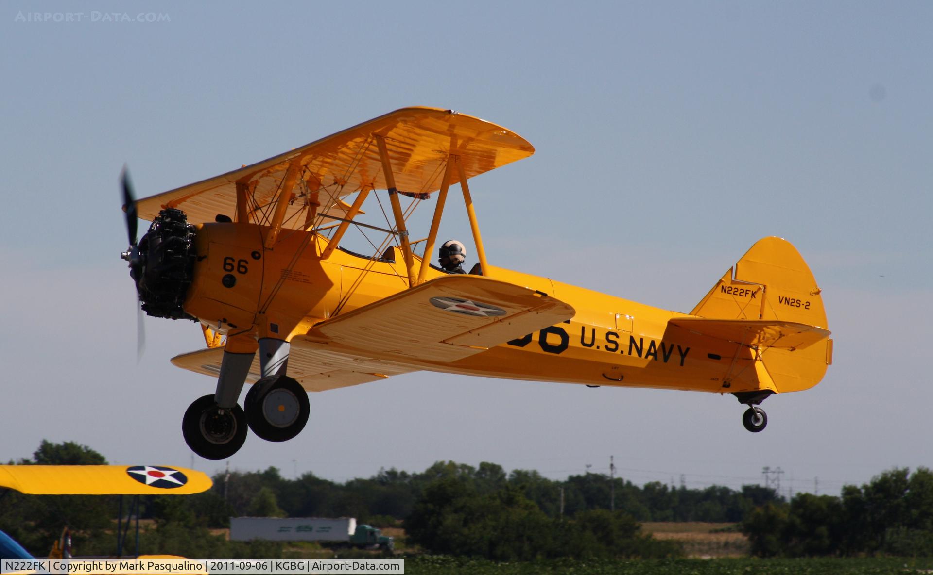 N222FK, 1943 Boeing A75 C/N 75-4559, Stearman
