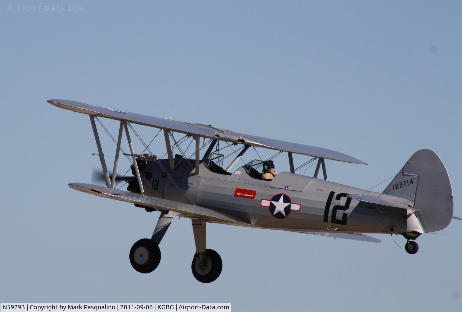 N59293, 1942 Boeing B75N1 C/N 75-3221, Stearman