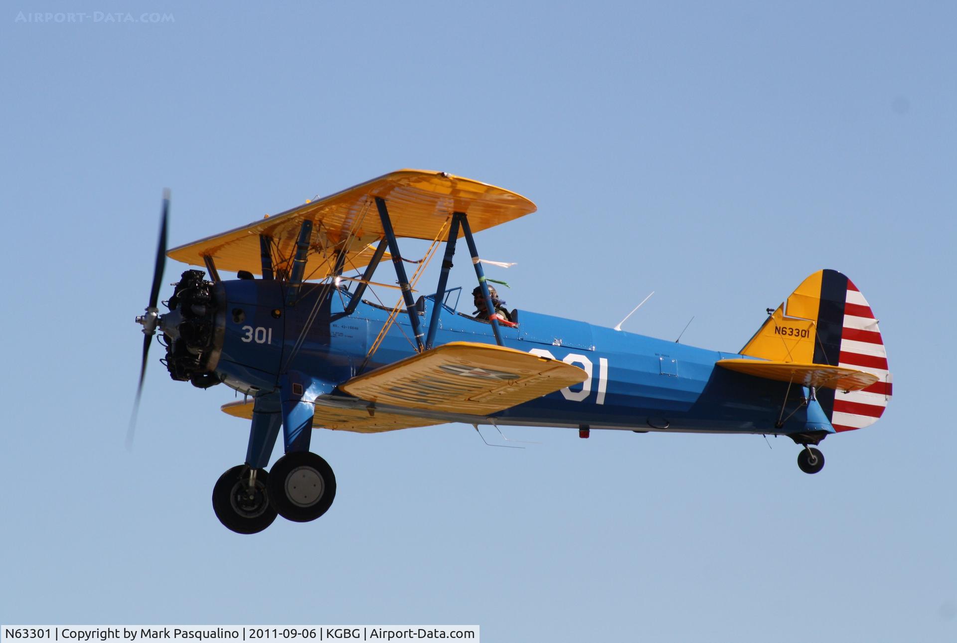 N63301, 1942 Boeing 75 C/N 75-3835, Stearman