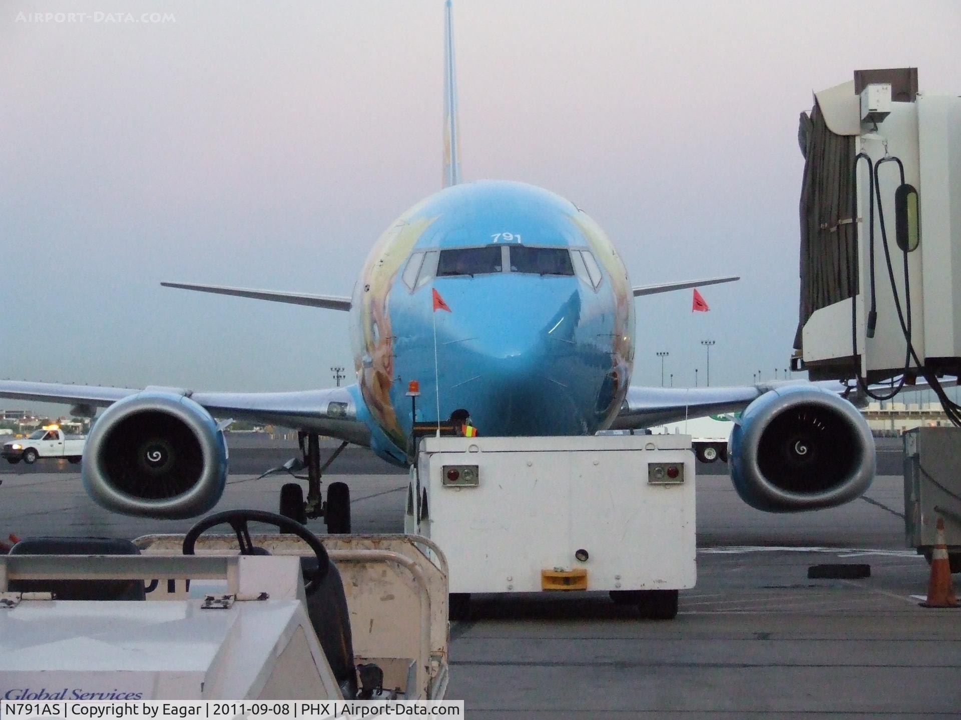N791AS, 1997 Boeing 737-490 C/N 28886, Disney/Tinkerbell