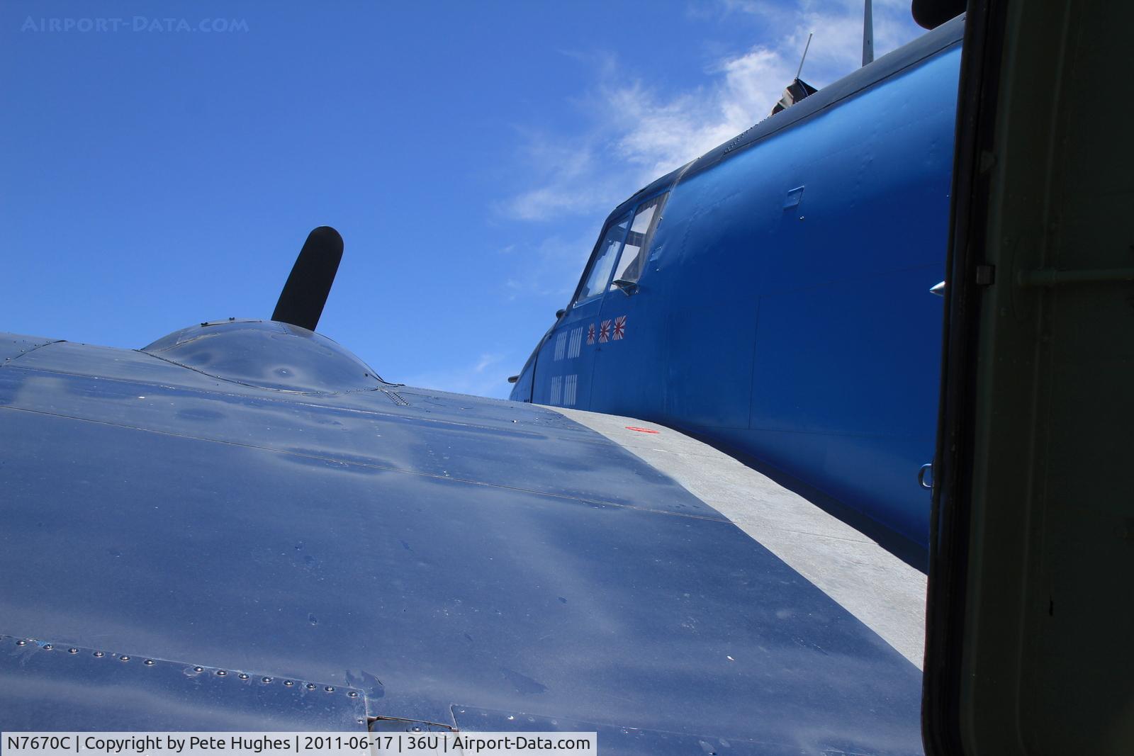 N7670C, 1945 Lockheed PV-2 Harpoon C/N 15-1438, N7670C Harpoon outside the museum at Heber Valley on a stunning June day
