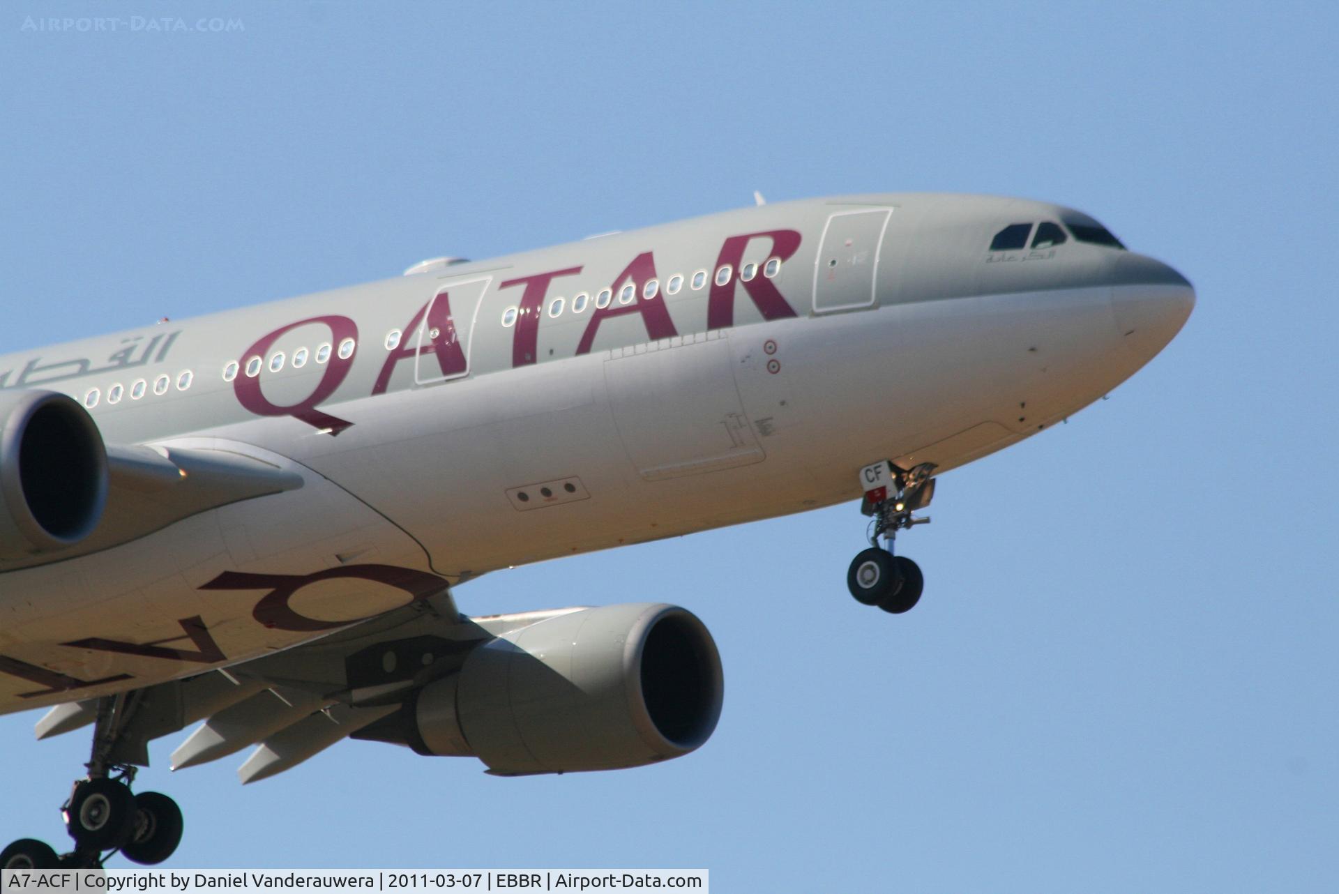 A7-ACF, 2004 Airbus A330-202 C/N 638, Arrival of flight QR941 to RWY 02