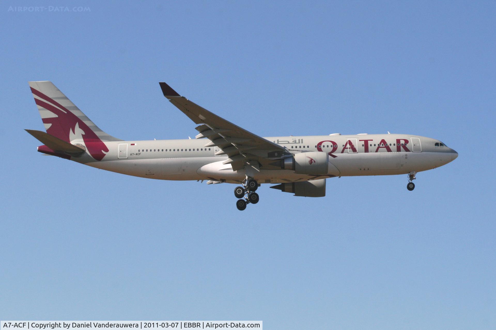 A7-ACF, 2004 Airbus A330-202 C/N 638, Arrival of flight QR941 to RWY 02