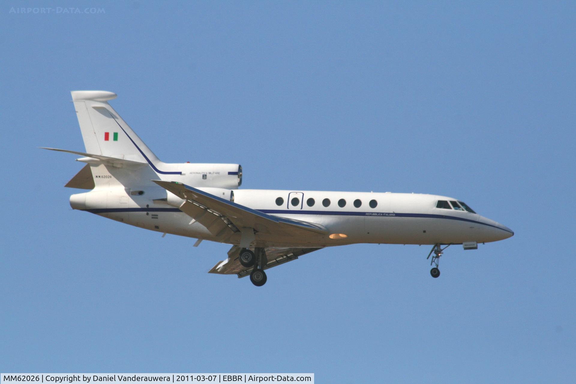 MM62026, 1988 Dassault Falcon 50 C/N 193, Arrival to RWY 02