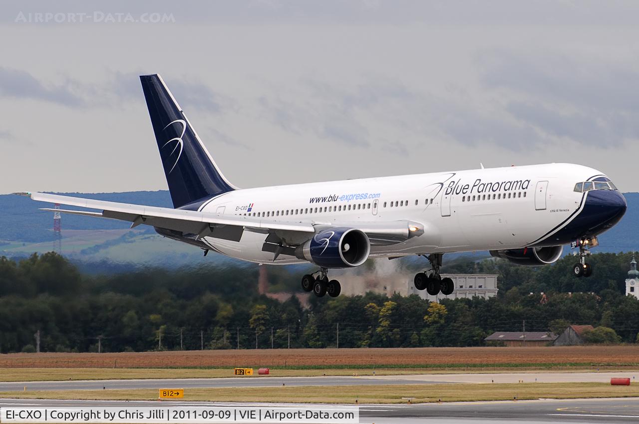 EI-CXO, 1996 Boeing 767-3G5/ER C/N 28111, Blue Panorama