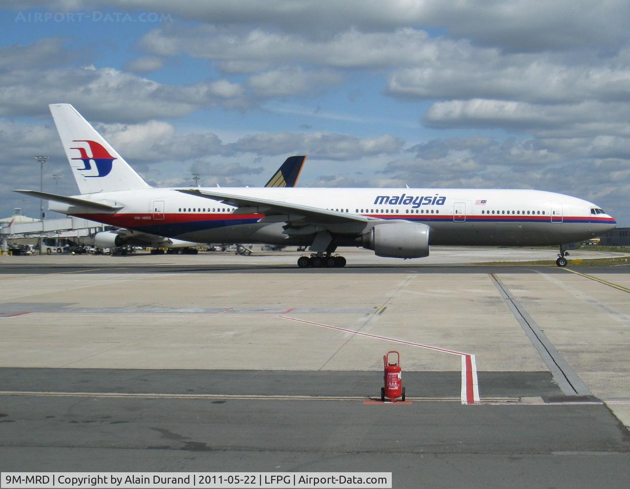 9M-MRD, 1997 Boeing 777-2H6/ER C/N 28411, Triple 7 #84 got her share of celebrity as 