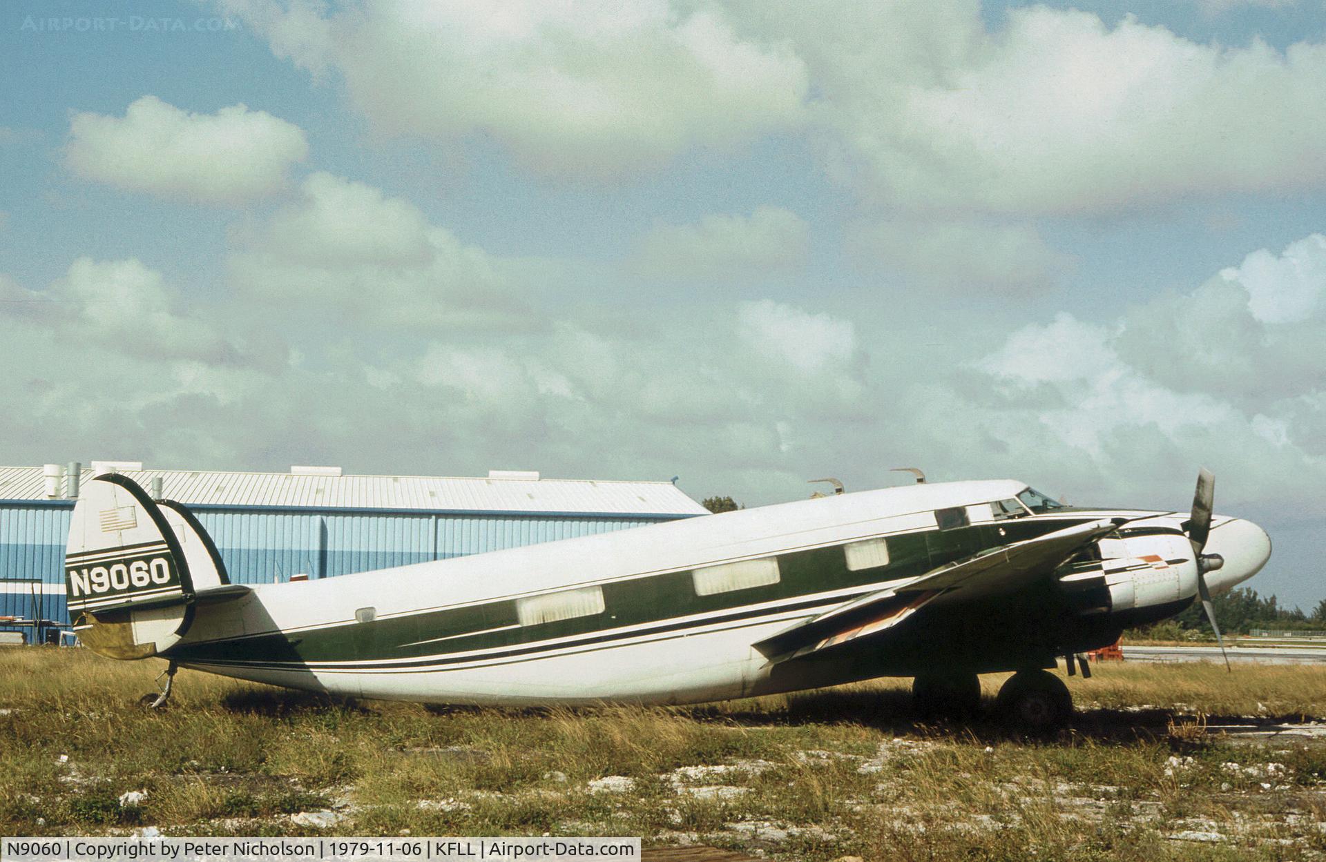 N9060, 1955 Lockheed PV-1 C/N 5269, PV-1 Ventura ex USN Bu.33260 as seen at Fort Lauderdale in November 1979.