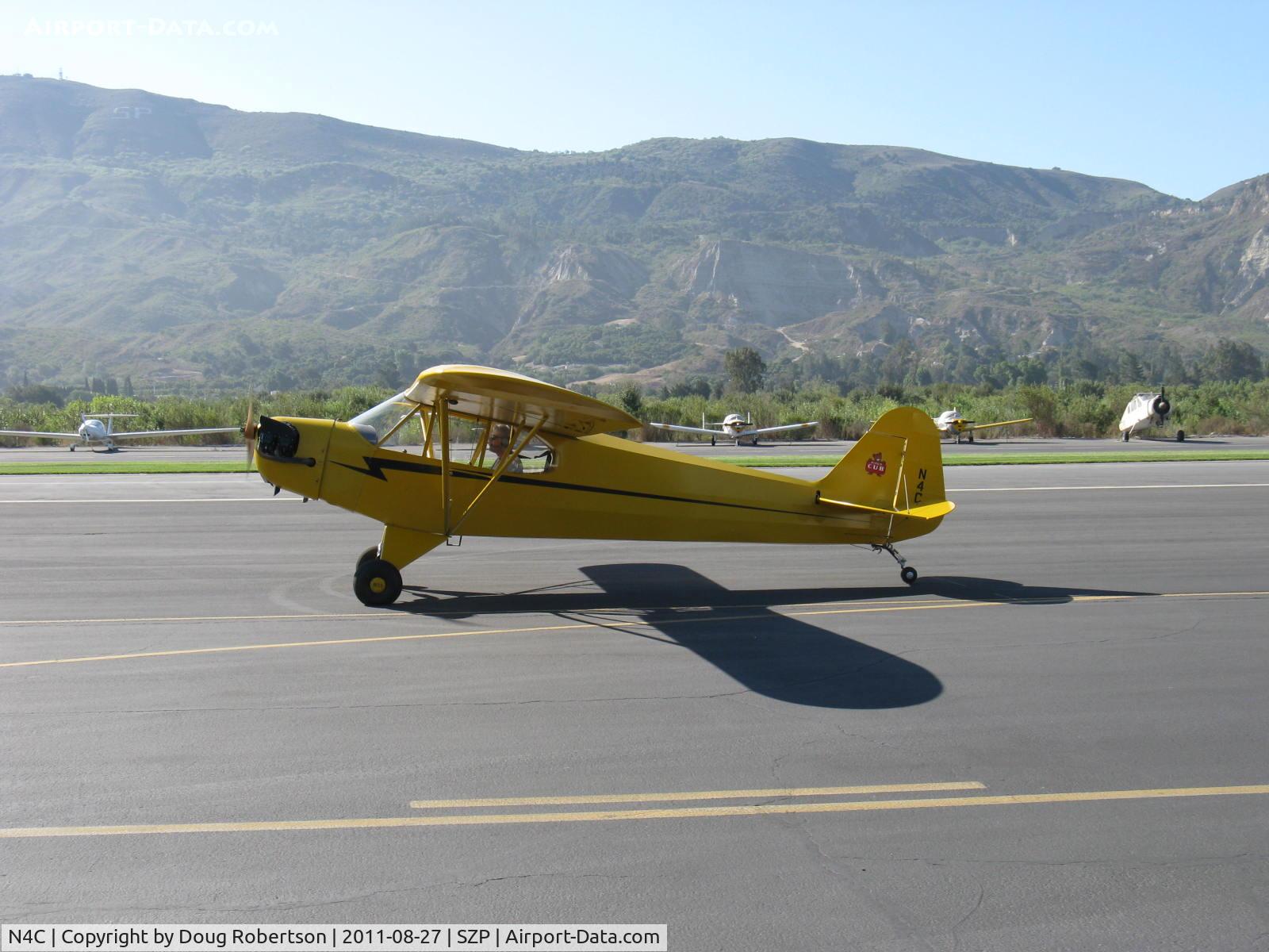 N4C, 1947 Piper J3C-65 Cub Cub C/N 22804, 1947 Piper J3C-65 CUB, Continental A&C65 65 Hp, taxi