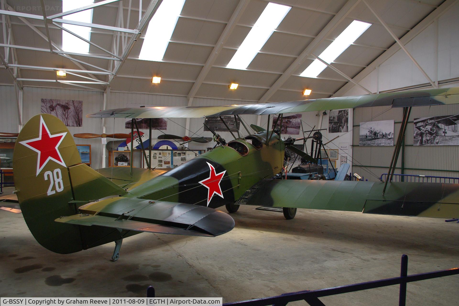 G-BSSY, 1944 Polikarpov Po-2 C/N 0094, At the Shuttleworth Trust.