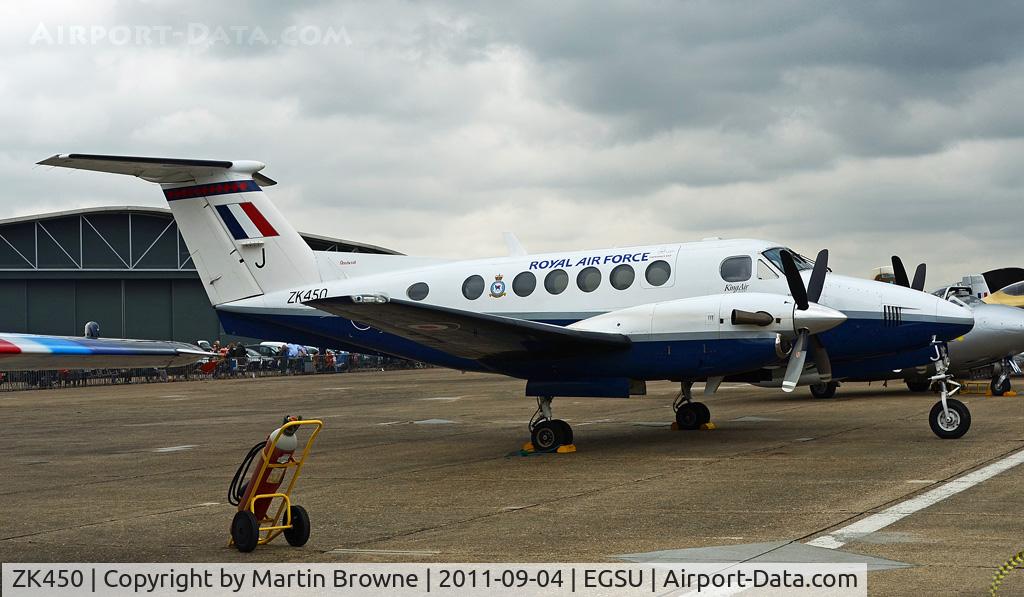 ZK450, 2003 Raytheon B200 King Air C/N BB-1829, A VERY DULL AND RAINY DAY AT DUXFORD
