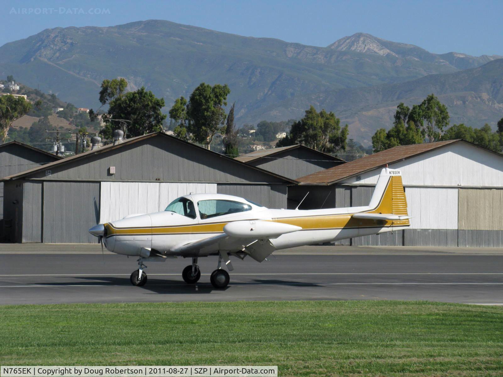 N765EK, 1947 North American Navion (NA-145) C/N NAV-4-1013, 1947 North American NAVION, Continental E225, many mods, landing roll Rwy 22