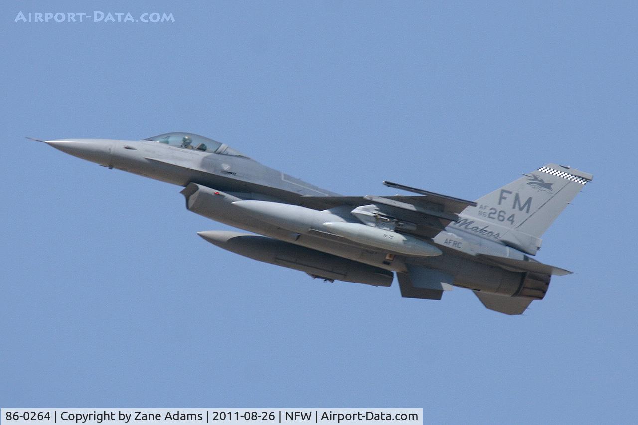 86-0264, 1986 General Dynamics F-16C Fighting Falcon C/N 5C-370, At NAS/JRB Fort Worth