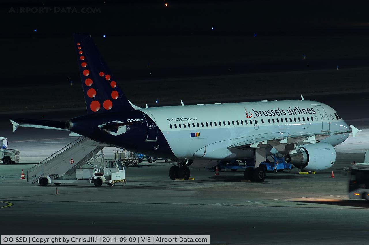 OO-SSD, 1999 Airbus A319-112 C/N 1102, Brussels Airlines