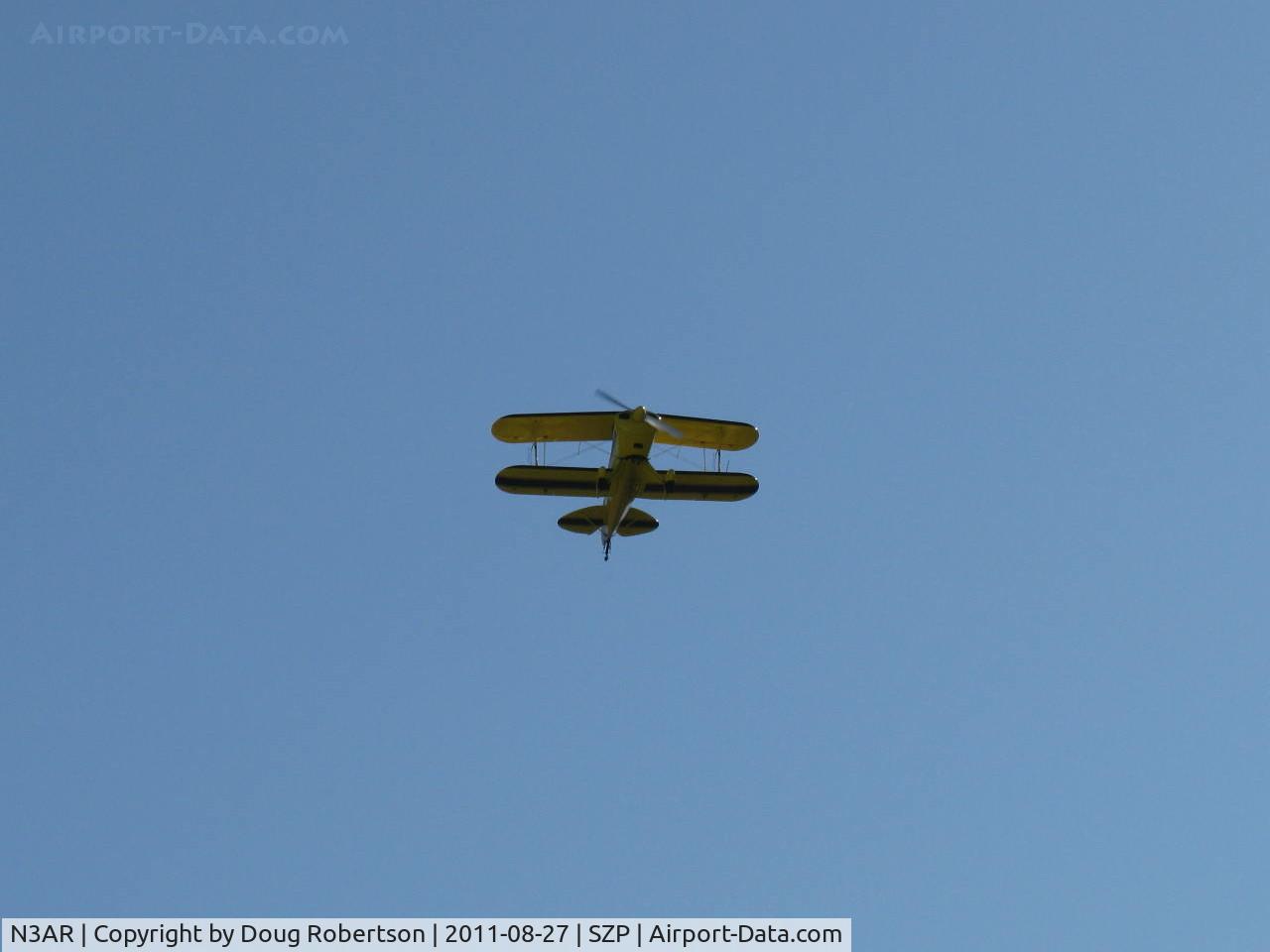 N3AR, 1974 Pitts S-1S Special C/N 10, 1974 Russell PITTS SPECIAL S-1S, Lycoming O&VO-360 180 Hp, overflight Rwy 22